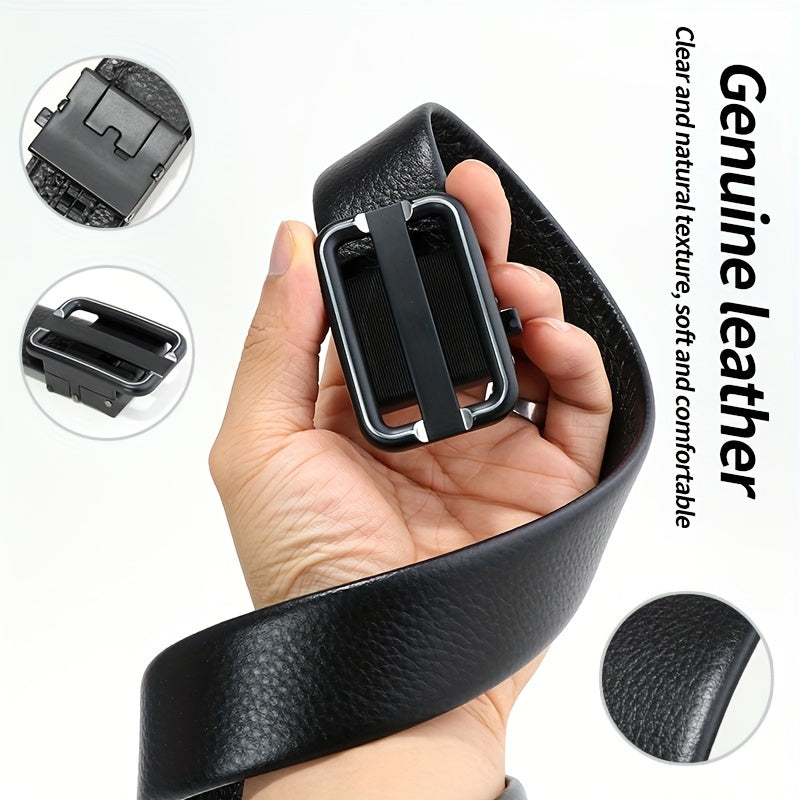 Men's Retro Leather Belt Business Belt Ideal for Daily Use