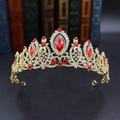 Baroque Rhinestone Bridal Crown Headband