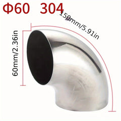 304 Stainless Steel Elbow Pipe for Car Exhaust Bend