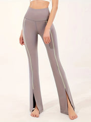 Women's High Waist Flared Pants Tummy Control Leggings