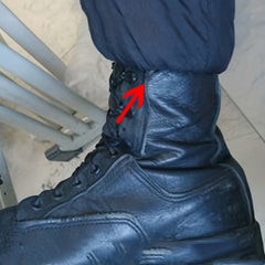 Elastic Boot Bands with Metal Hooks for Military Boots