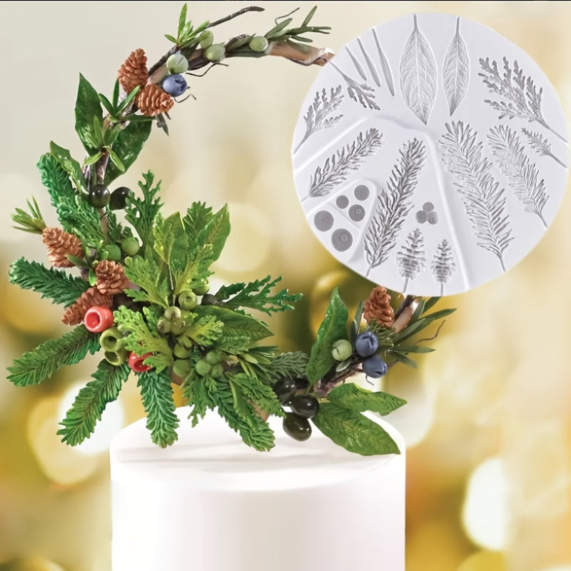 Leaf Small Plant Silicone Fondant Cake Decorating Molds