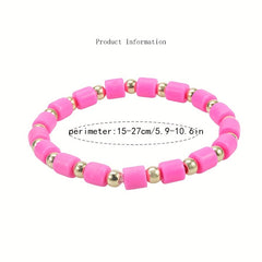 Boho Layering Bracelet Stretch Beaded Wristband