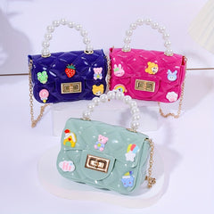 Cartoon PVC Handbag Coin Purse Crossbody Bag Messenger Bag