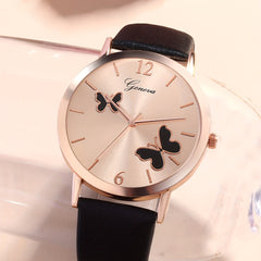 Butterfly Watch with Rhinestones & Starry Sky Dial - Set of 5