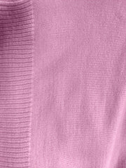 Solid Button Decor Cut Out Round Neck Sweater