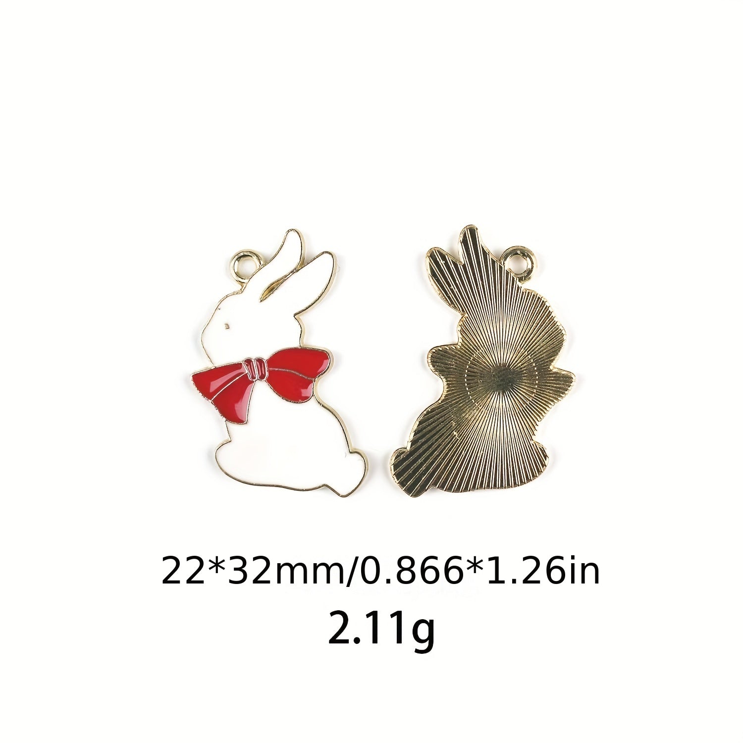 Little Rabbit Alloy Brooch For Girls Creative Cartoon Brooch Clothing Bag Pin