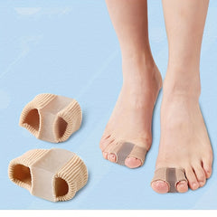 Silicone Forefoot Pad Toe Separator Double Hole Sleeve Toe Orthotics