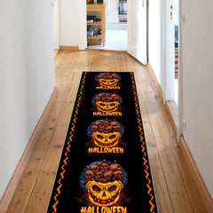 Halloween Skull Head Pattern Carpet - Creative Area Rug for Dining Living Bedroo