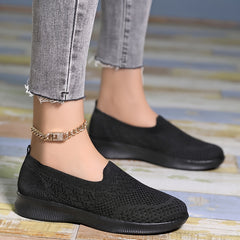 Women's Breathable Slip-on Walking Shoes Mesh Sneakers Non-slip