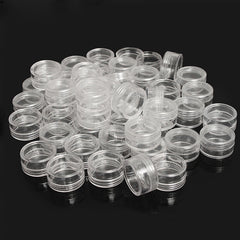 10pcs Round Plastic Small Box Storage Container