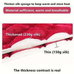 3pcs Car Seat Cushions for 2-5 Seat Cars, High Density Silk Cotton Filling