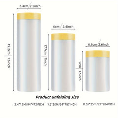 Home Improvement Masking Film Dustproof Plastic Film Car Spray Paint Masking