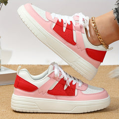 Chunky Heighten Breathable Sneakers Wear Resistance Skate Shoes