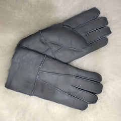 Warm Sheepskin Gloves Men Women Sports Riding Hand Wool Gloves