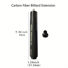 Carbon Fiber Extension Cue for 51mm & 180mm Pool Cues
