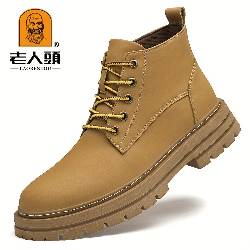 Men's Winter Outdoor Hiking Boots - Non Slip Work Shoes