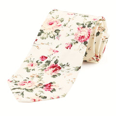 Men's Floral Tie for Party Wedding