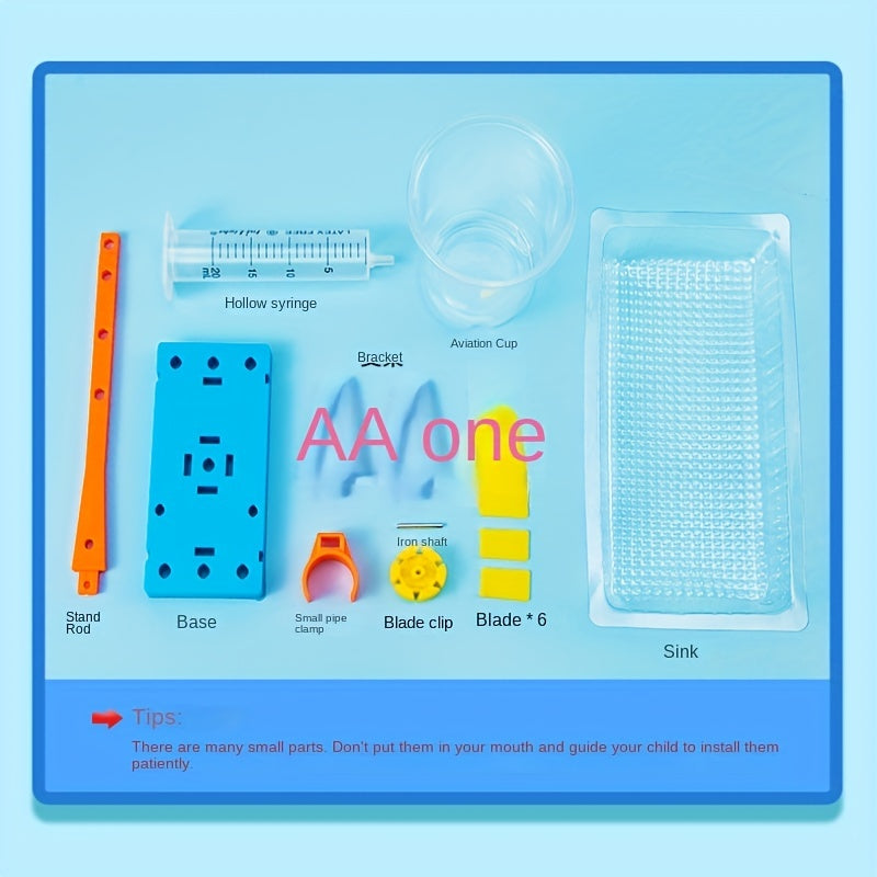 Science Educational Water Wheel Experiment Kit