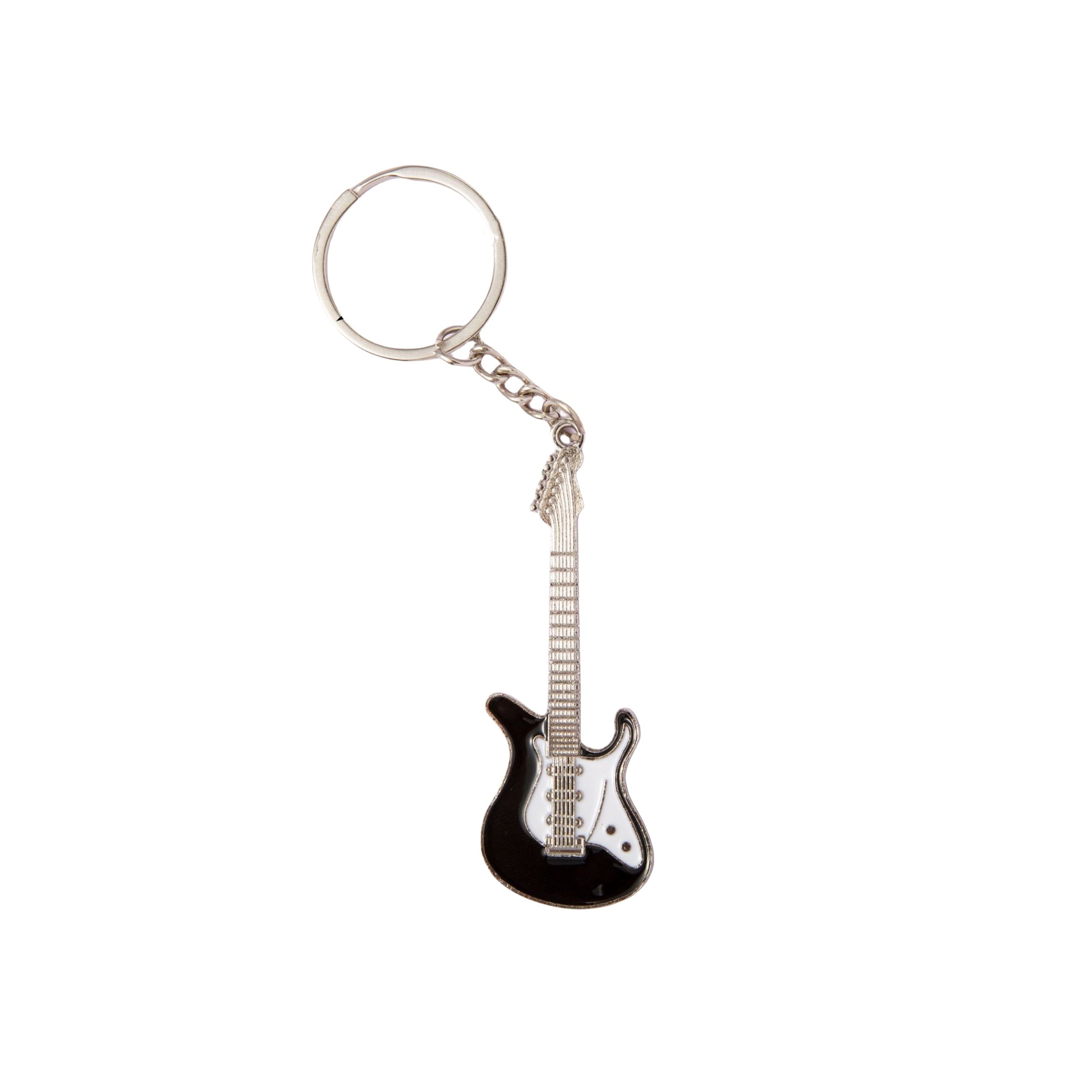 Metal Guitar Keychain Bag Purse Ornament