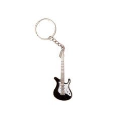 Metal Guitar Keychain Bag Purse Ornament