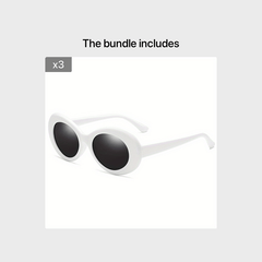 Y2K Sunglasses Punk Round Lens Glasses UV Protection