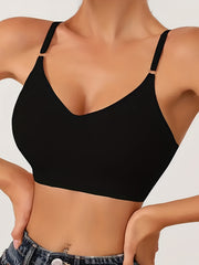 Wireless Push Up Sports Bra for Yoga Fitness