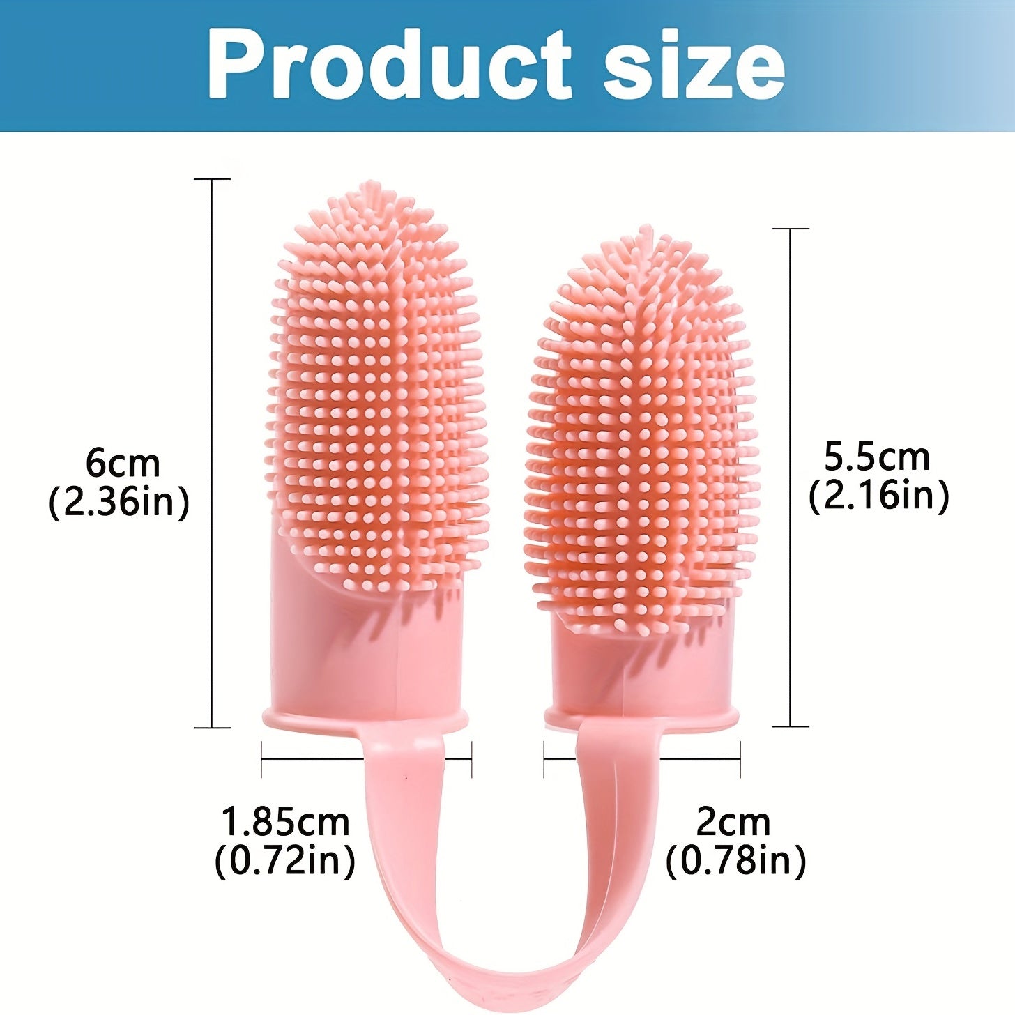 Dog Finger Toothbrush Kit for Easy Dental Care