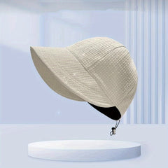 Casual Bucket Hat Wide Brim Sunscreen Baseball Cap for Women