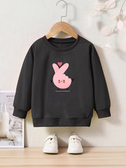 OERYUI Love Gesture Graphic Sweatshirt Kids Clothes Gift