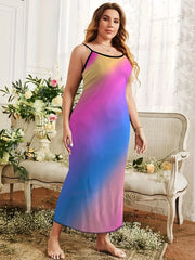 Ombre Tie Dye Comfort Cami Sleep Dress