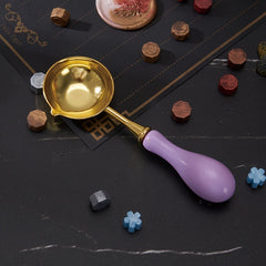 3pcs Wax Seal Set with Spoon, Melting Furnace, 10 Candles