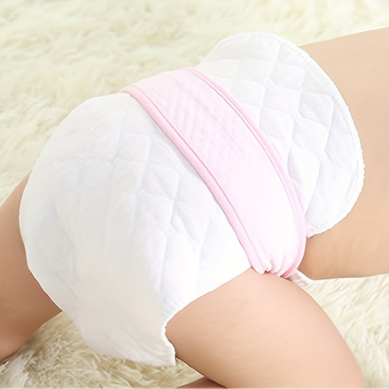 Cotton Baby Diaper Fixed Belt Waistband Buckle Strap