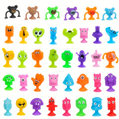 50pcs Suction Cup Monster Toys Party Favors Stress Relief Halloween Christmas