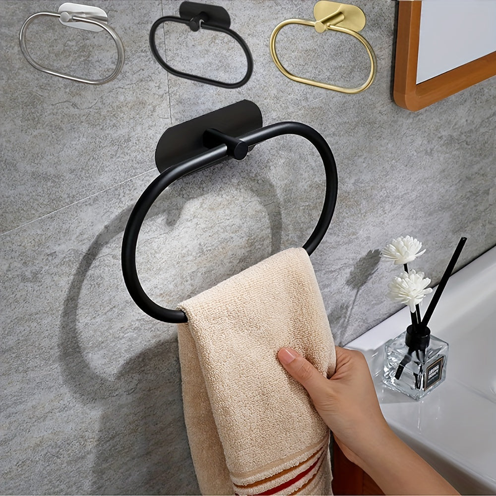 Self Adhesive Towels Rack Stainless Steel Towel Ring
