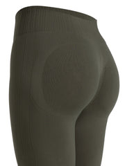 Ribbed High Rise Yoga Leggings