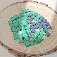 DIY Coin Money Building Blocks Creative Shopping Mall Supermarket Cashier Toy