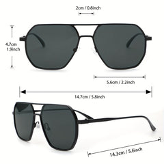 Men's Aviator Metal Sunglasses UV Protection