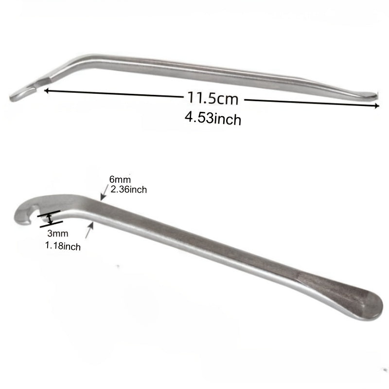 3PCS Bike Tire Levers Spoon Lever Steel Portable Repair Tool Kits