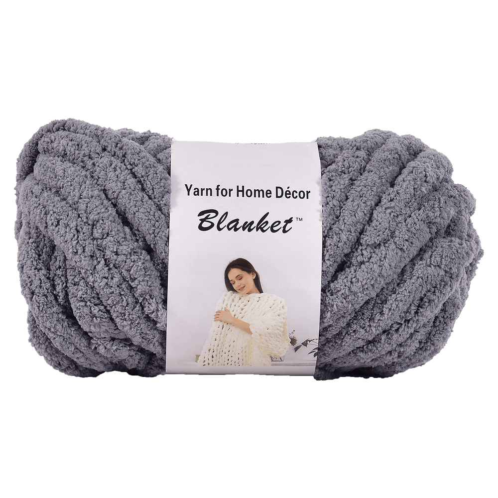 Chenille Chunky Yarn DIY Knitting Blanket Cushion Sofa Home Decor 250g