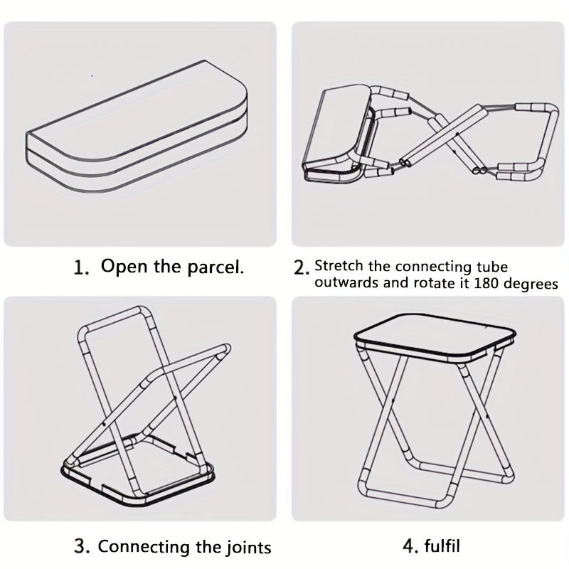 Outdoor Folding Stool Portable Small Stool Camping Fishing