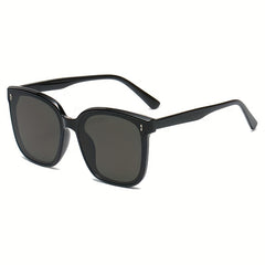 Square Frame Sunglasses for Women Men Rivet Decor Glasses UV400