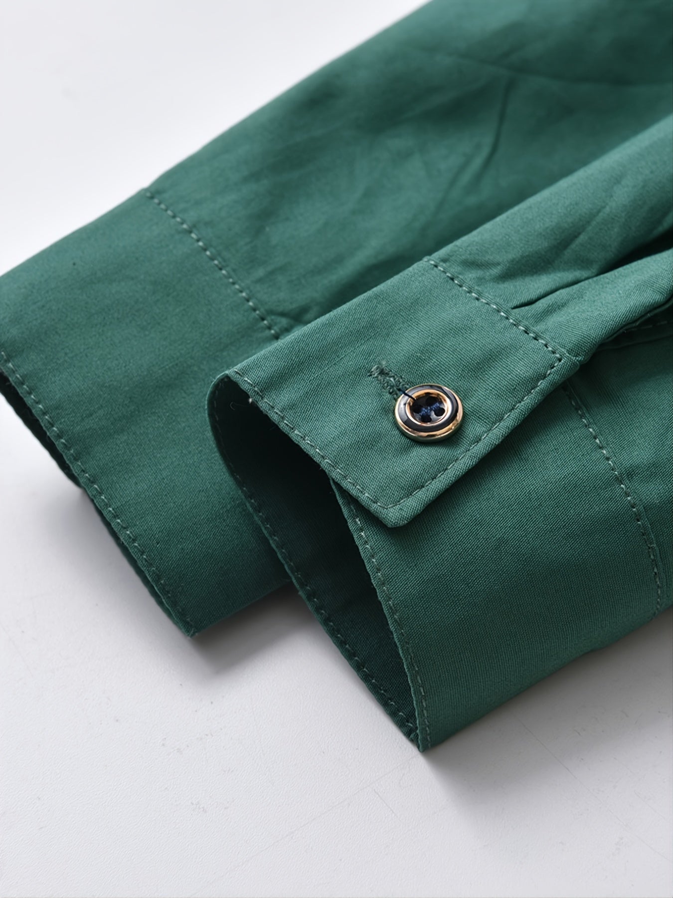 Boys' Solid Long Sleeve Shirt