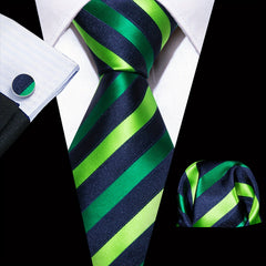 Barry Wang Men Silk Ties Woven Striped Paisley Floral Necktie