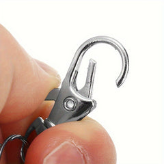 20pcs Keychain Keyring for Outdoor Camping Fishing