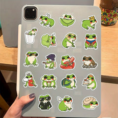 50 Cartoon Frog Graffiti Stickers for Phones Cups Computers Skateboards