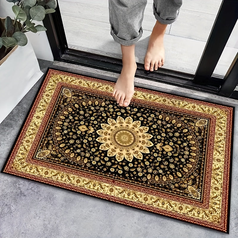 Persian Style Welcome Door Mat Non-slip Outdoor Indoor Entrance Mat