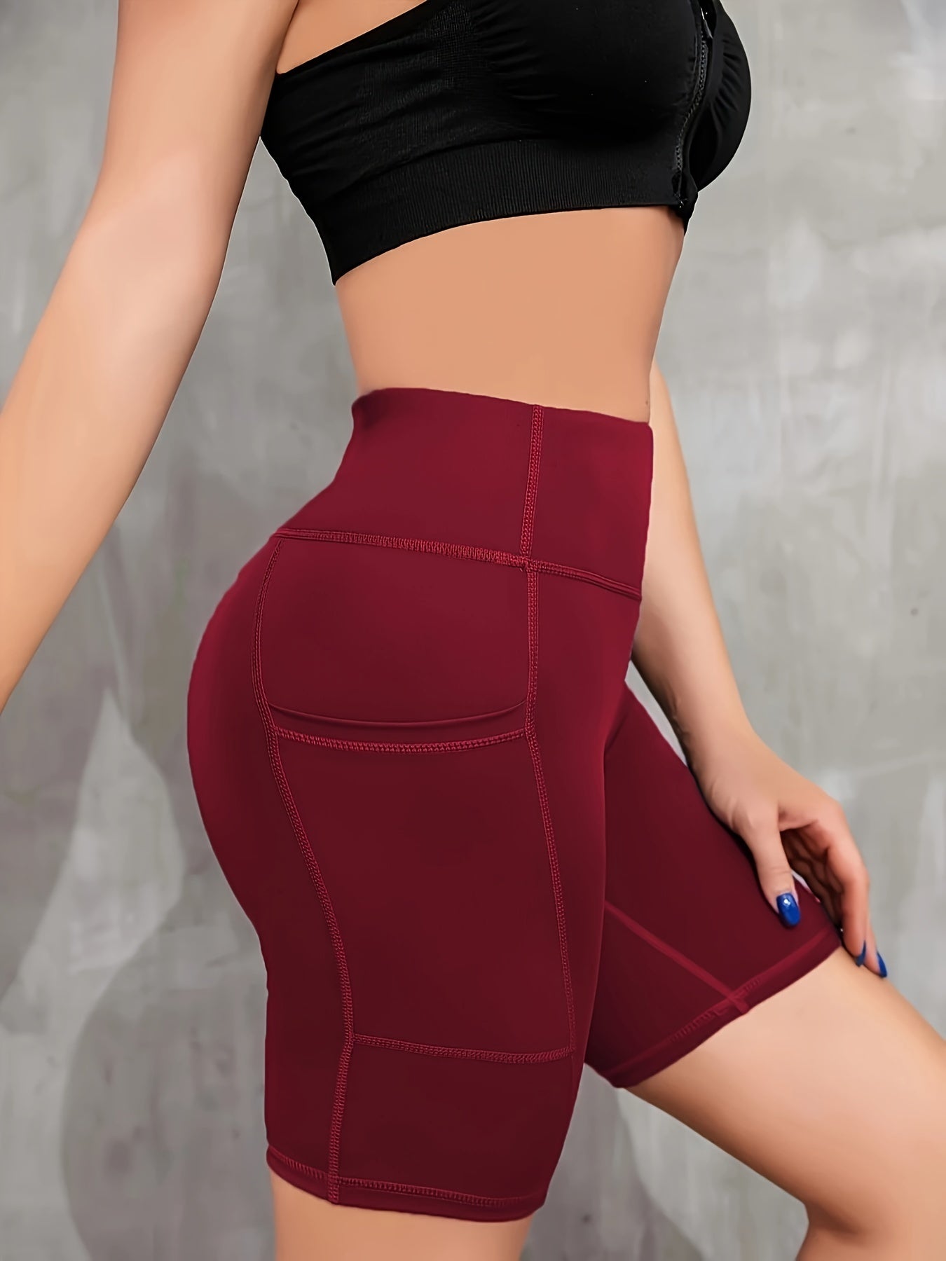 High Waist Quick Dry Yoga Shorts for Women