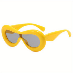 Y2K Candy Oversized Sunglasses Inflatable Thick Frame Shades