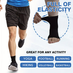 3 Pairs Toeless Compression Socks Nylon Blend Ankle Sleeves